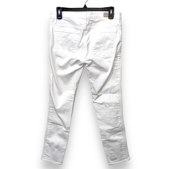 AG Adriano GoldSchmied Prima‎ Ankle Pintucked Jeans White Size 26 - Picture 4 of 10